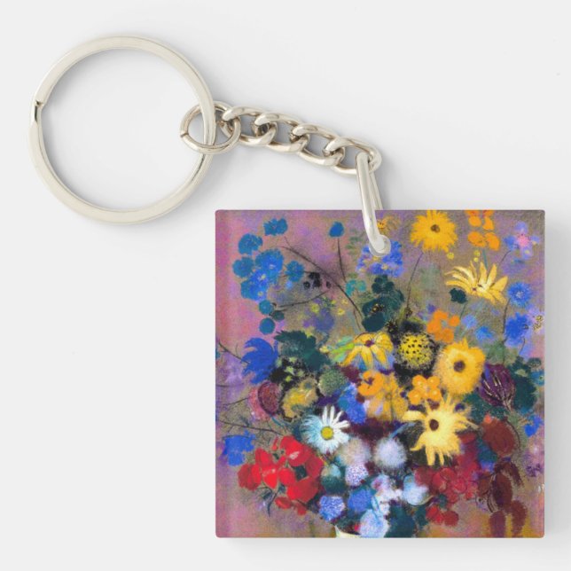 Vit vas med blommor Odilon Redon (Framsidan)