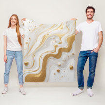 Vit vätska och med droppar och guldglitter