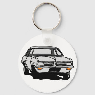 Vit Vauxhall Viva HC Nyckelring