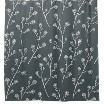 Vit Vild-blomman mönster