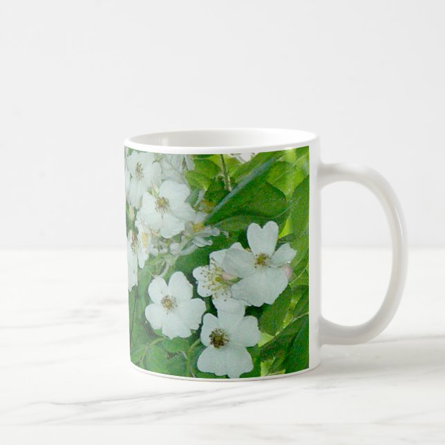 Vit Vild Ro 11 Oz Mugg (Höger)