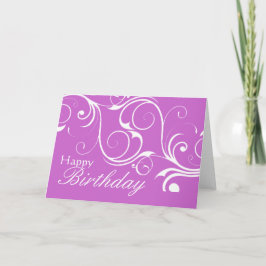 Vit Vintage - anpassad Kort