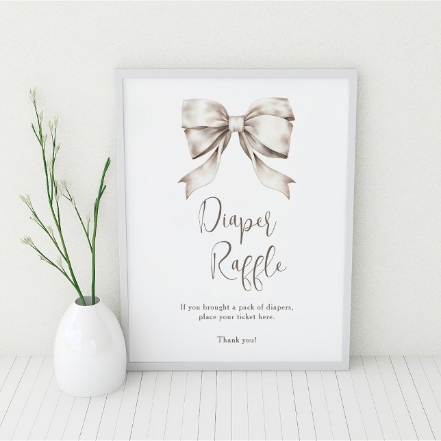 Vit Vintage, blöjkoffel Poster (Skapare uppladdad)