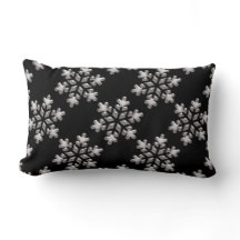 Vit Vinter-Snöflingor på svart Helgdag