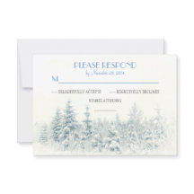 Vit vinterbröllop, OSA kort