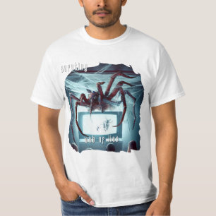 Vit Webben av Liggra T-Shirt (Spider på TV)