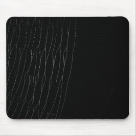 Vit Webben med svart bakgrund Musmatta