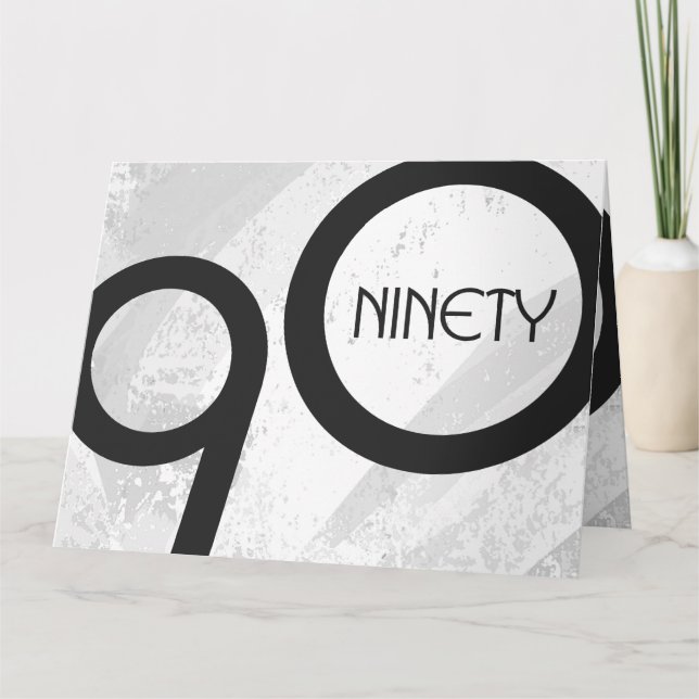 Vita 90-årsjubileet kort (Framsida)