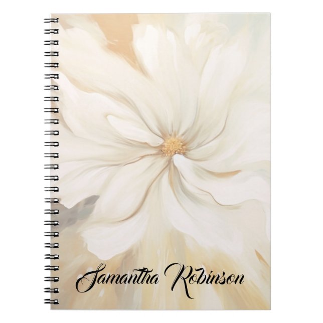 Vita abstrakter. anteckningsbok (Framsidan)