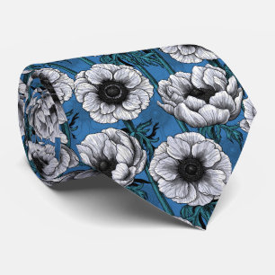 Vita anemonträdgård slips