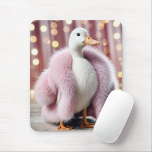 Vita Anka som Jackar Rosa Päls Musmatta