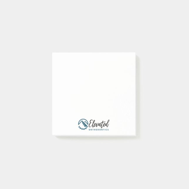 Vita anteckningar om förhöjd ortodonti post-it block (Framsida)