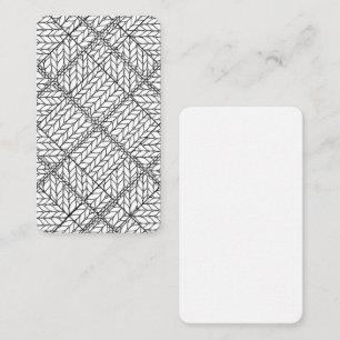 VITA ARGYLE STICKA 3,5x2-platta kort/Lodrät Anteckningskort