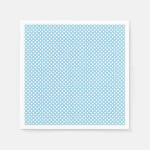 Vita Baby blue lilla Storleka Polka dots Papper Pappersservett