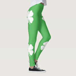Vita baljväxter i Klöver Löv Leggings