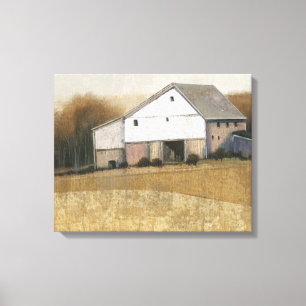Vita Barn-vy Canvastryck