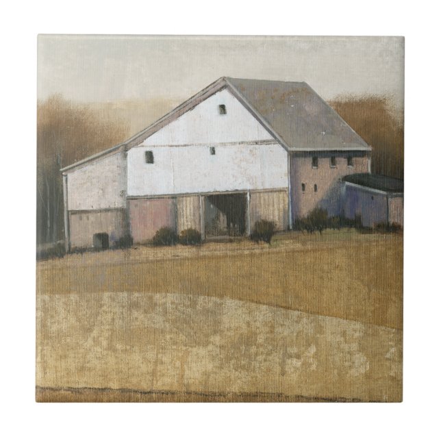 Vita Barn-vy Kakelplatta (Framsidan)