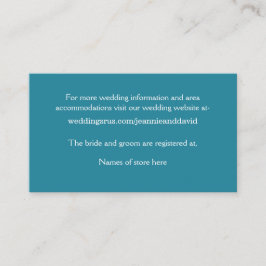 Vita Beach-hölje Tilläggskort