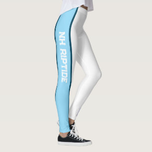 Vita bensin med fullt och ’NH Riptide’ Leggings