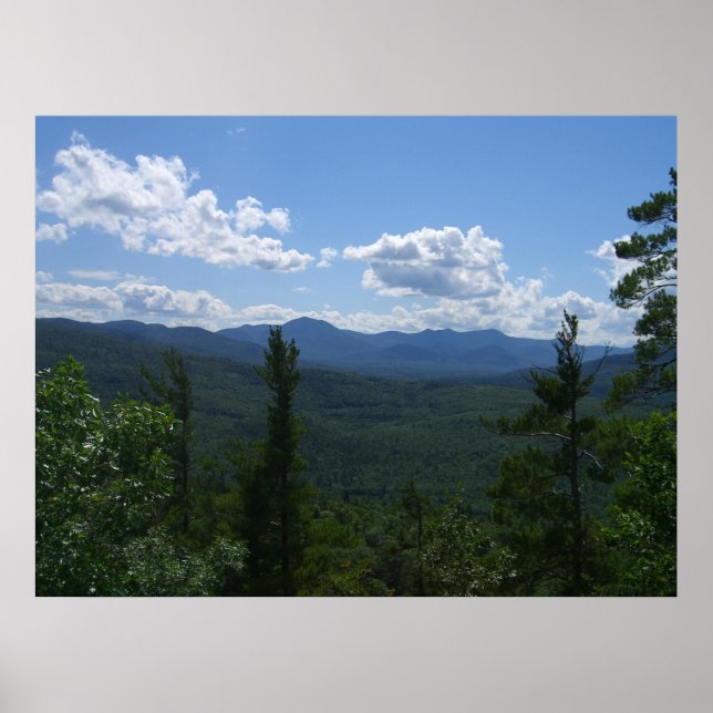 vita berg i New Hampshire Poster (Framsidan)