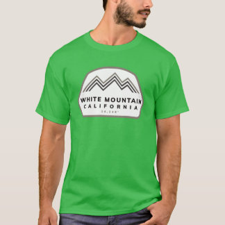 Vita bergen Kalifornien CA Berg Hiking Klätt T Shirt