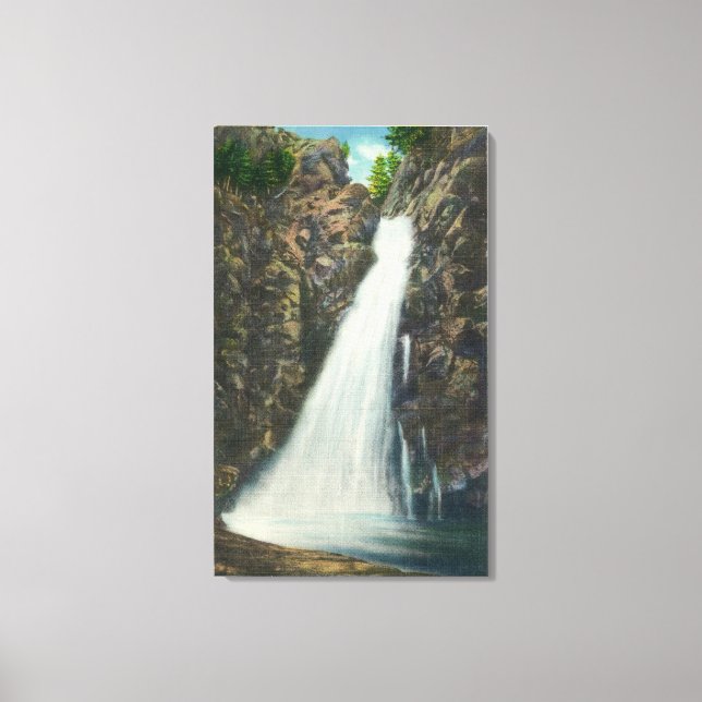 Vita bergen Nat'l Forest Canvastryck (Framsida)