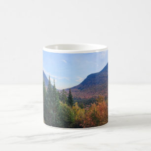 Vita bergen New Hampshire höstlöv Kaffemugg