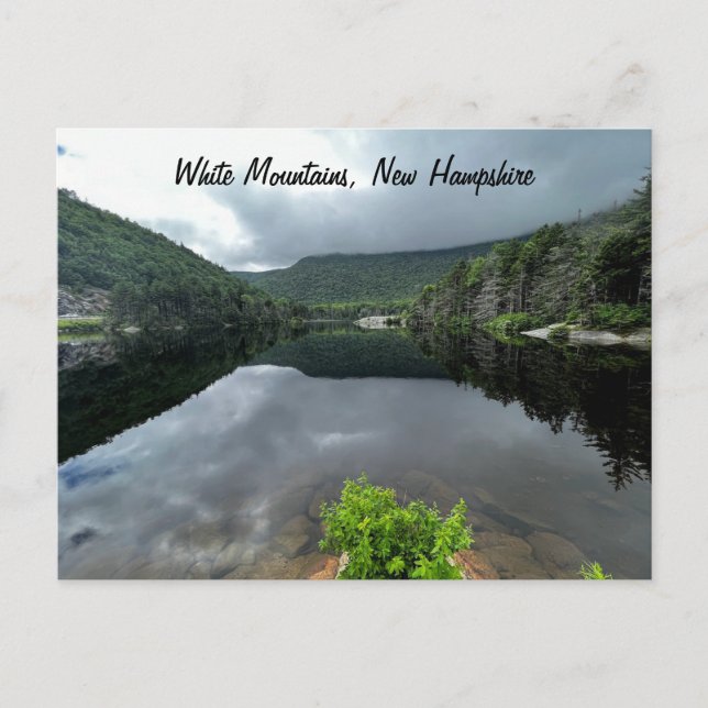 Vita bergskort vykort (Framsida)