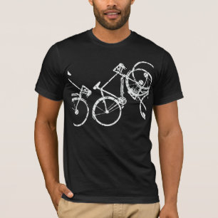 Vita bikes. biking inspirerade svart tee shirt