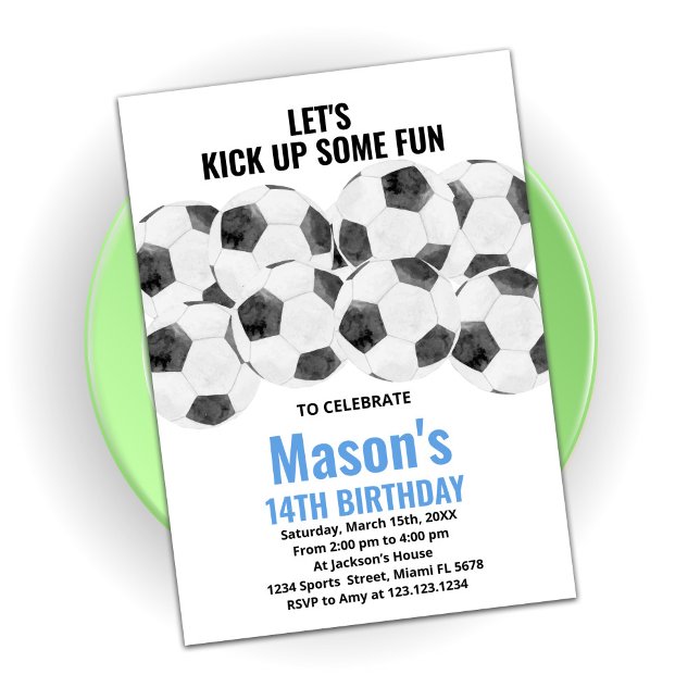 Vita blåa fotvårdsinbjudningar inbjudningar (Skapare uppladdad)