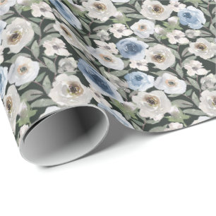 Vita blåa Ro-omformning Papper Presentpapper