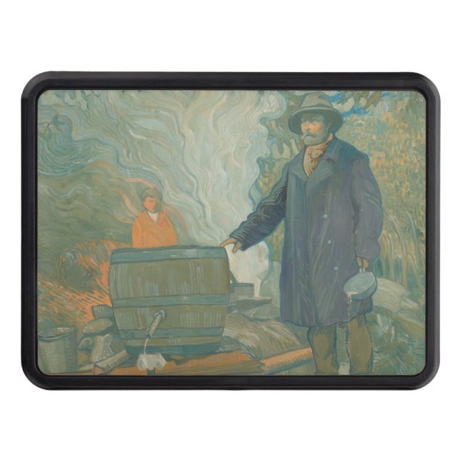 Vita blixtlikör för Forest stilla Moonshiners Dragkroksskydd (Framsidan)