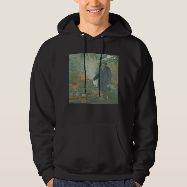 Vita blixtlikör för Forest stilla Moonshiners Hoodie (Framsida)
