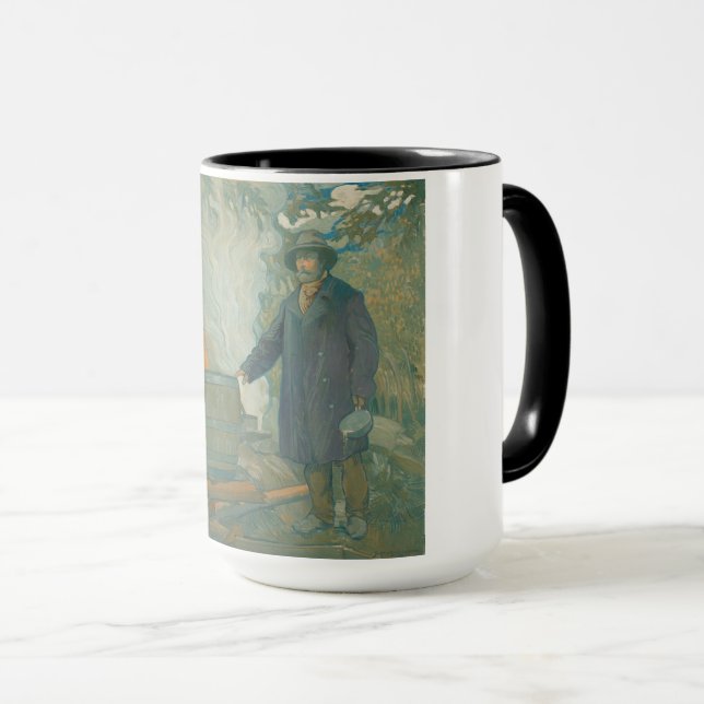 Vita blixtlikör för Forest stilla Moonshiners Mugg (Framsida höger)