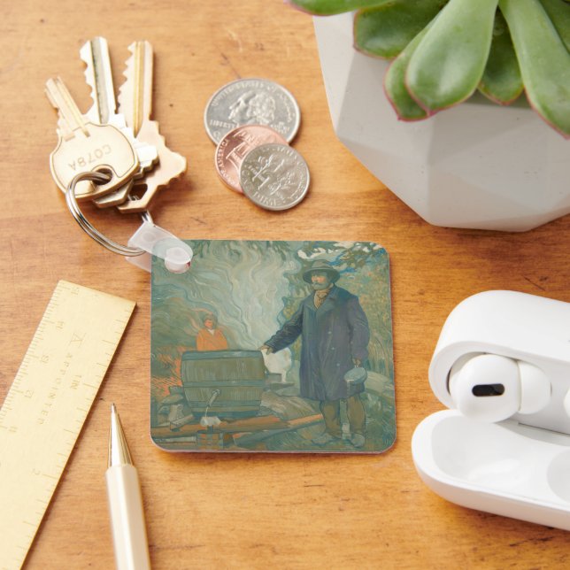 Vita blixtlikör för Forest stilla Moonshiners Nyckelring (Skrivbord)