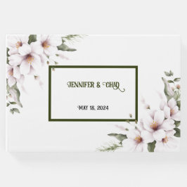 Vita Blommigten Guest Bok