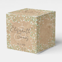 Vita blommor av babyns andedräkt Rustic Boho Bröll