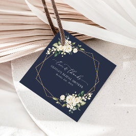 Vita blommor, Cream Flowers, Boho, Möhippa Gåvor Etiketter