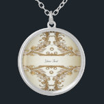 Vita blommor Decorative Guld Necklace Silverpläterat Halsband<br><div class="desc">Bevackra White Flowers Decorative Guld Necklace</div>