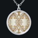 Vita blommor Decorative Guld Necklace Silverpläterat Halsband<br><div class="desc">Bevackra White Flowers Decorative Guld Necklace</div>