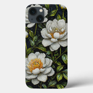 Vita blommor Elegant blomsterestetik