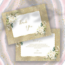 Vita blommor i elegant vid Glitter, Guld, veckans