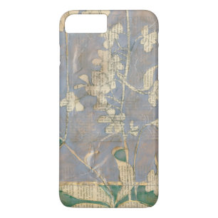 Vita blommor i tidningspapper