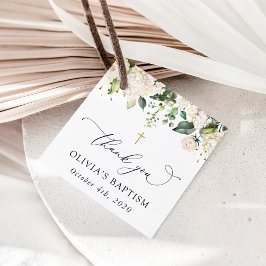 Vita blommor, krämfärgade blommor, Boho, blomsterd Gåvor Etiketter
