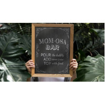 Vita blommor med babyskur MAMMA-OSA PUB