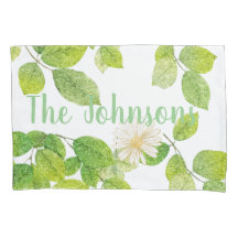 Vita blommor och Grönt Löv Garden