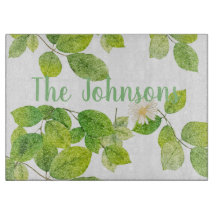 Vita blommor och Grönt Löv Garden