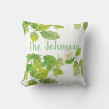 Vita blommor och Grönt Löv Garden