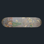 Vita blommor på tidningspapperbakgrund skateboard bräda 21,5 cm<br><div class="desc">Bakgrunden till tidningspappret och bakgrunden till den djupa färgaden gömmer nästan de vita blommor som är fokus för den här målningen av Jennifer Goldberger. En mycket unik och engagerande tryckning,  det skulle kunna ge en trevlig gåva till någon som kärlek avant-garde konst!</div>