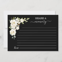 Vita Blommor, svart  minnesnärvaro